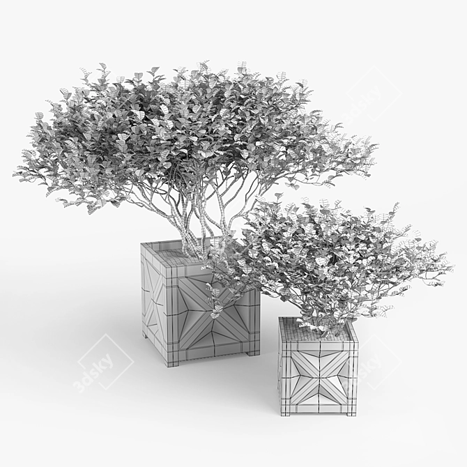 Exotic Bush: High-quality 3D Model 3D model image 4