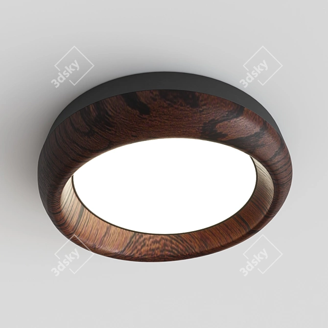 InoDesign Runis Ceiling Light Black 44.4512 - Sleek and Modern 3D model image 1