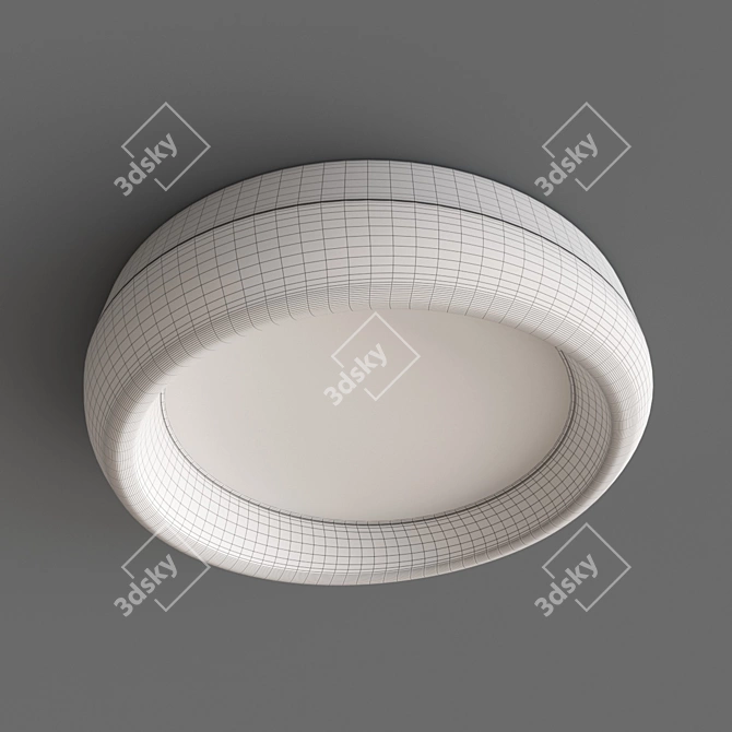 InoDesign Runis Ceiling Light Black 44.4512 - Sleek and Modern 3D model image 3