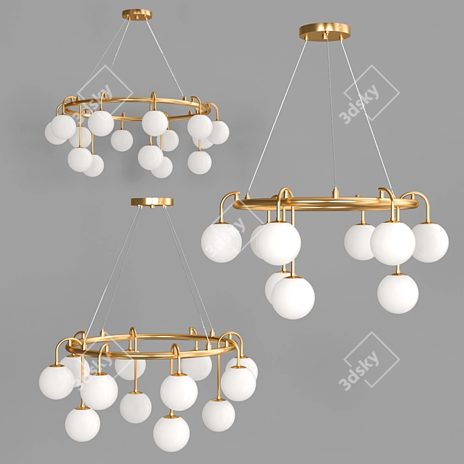 Cosy Dream: LULLA Pendant Lamp 3D model image 2