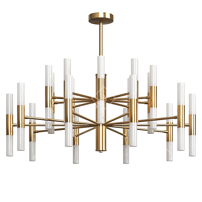 Sleek Chandelier Collection 3D model image 1