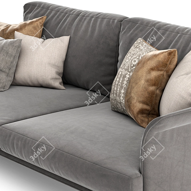 MAXIM Nube Italia: Stylish and Comfortable Sofa 3D model image 4