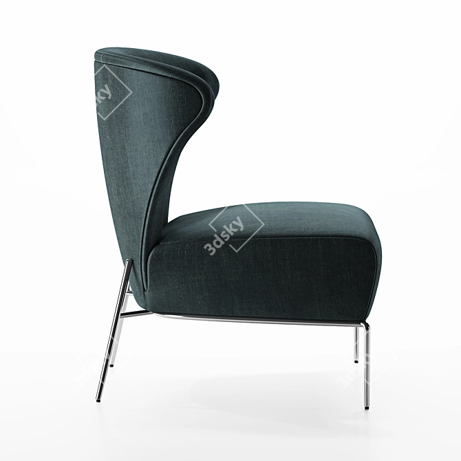 Ima Fan Too Lounge Chair: Modern Comfort and Style 3D model image 4