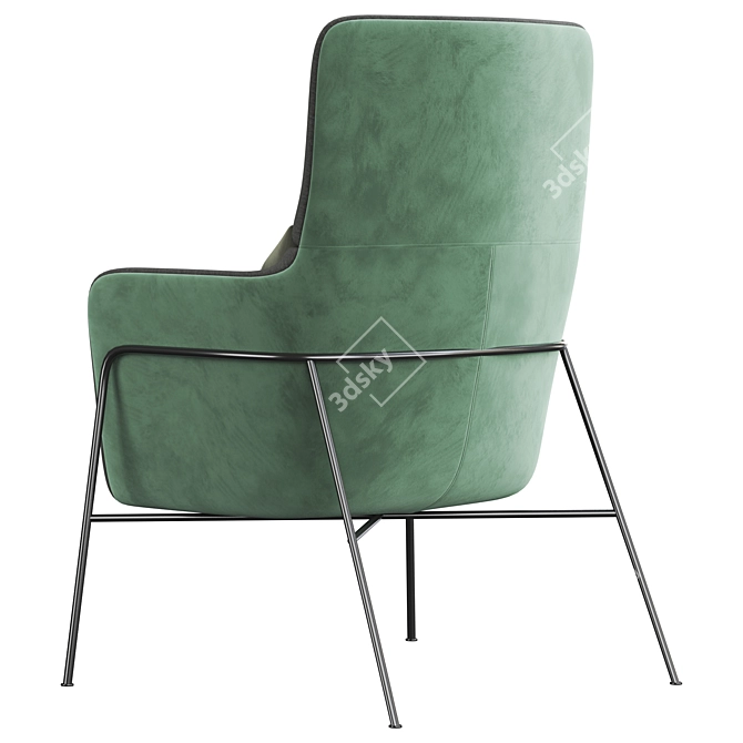 Elegant Twils Adele Armchair 3D model image 3