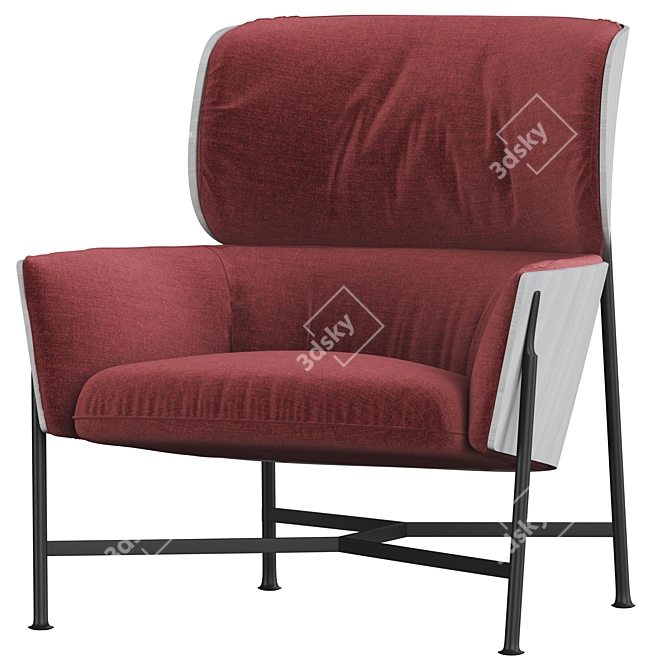 Modern SP01 Caristo Armchair 3D model image 2