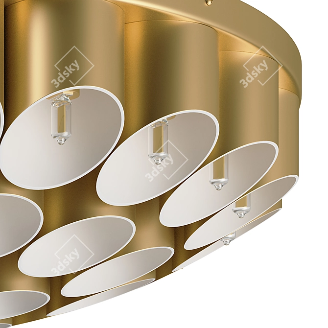 Sleek Siena Lightstar Chandelier 3D model image 3