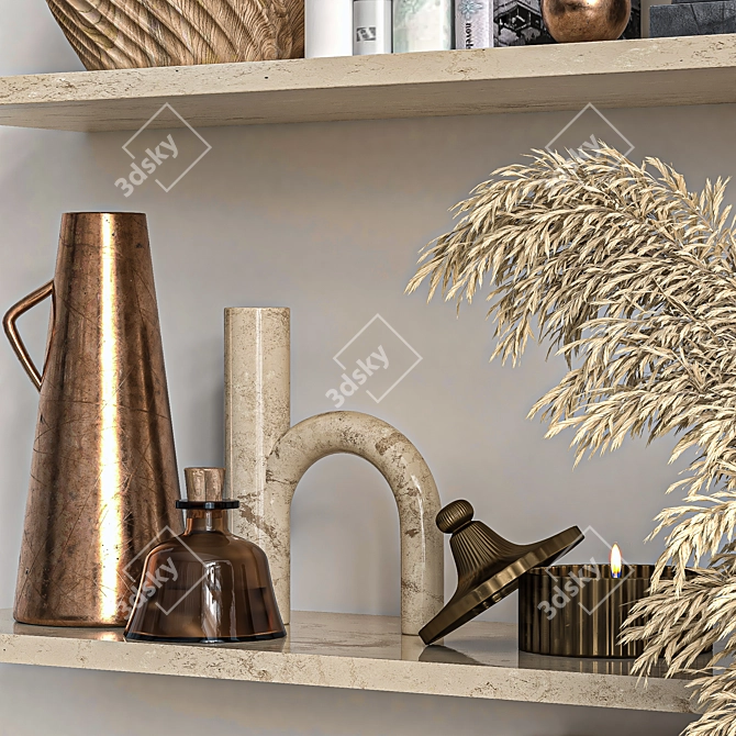 Elegant Decor Set 12 3D model image 4