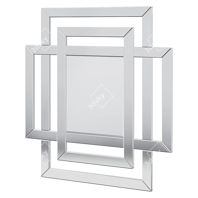 Eichholtz Mortimer Glass Mirror 3D model image 1