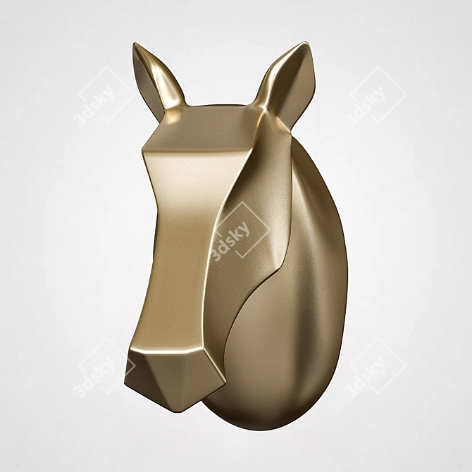 ImperiUmLoft Designer Horse Wall Decor 3D model image 2