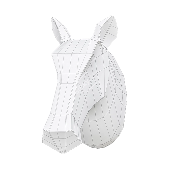 ImperiUmLoft Designer Horse Wall Decor 3D model image 3