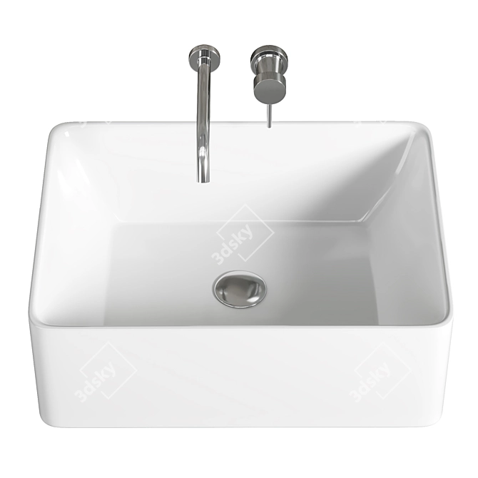 Olympia Ceramica Lavabo 50 cm 3D model image 1