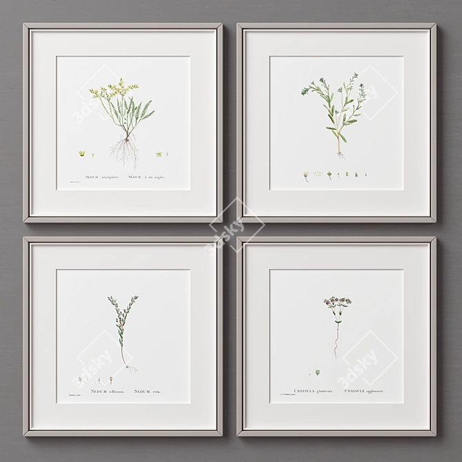 Home Gallery Frames - Set of 4 3D model image 4