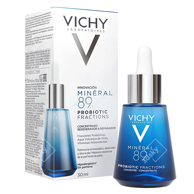 Ultimate Hydration Boost: Vichy Mineral 89 3D model image 1