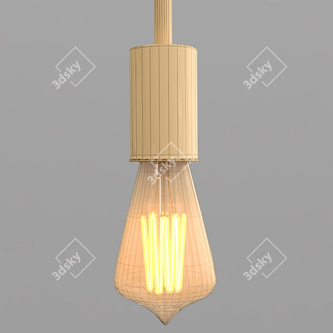 Modern Mobile 2-Light Sconce 3D model image 2