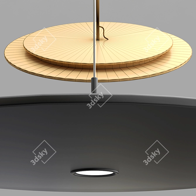 EUREKA: Stylishly Designed Ø35 cm Lamp 3D model image 2