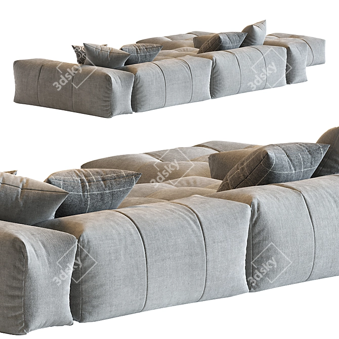 Saba N_1 Pixel: Elegant Contemporary Furniture 3D model image 3