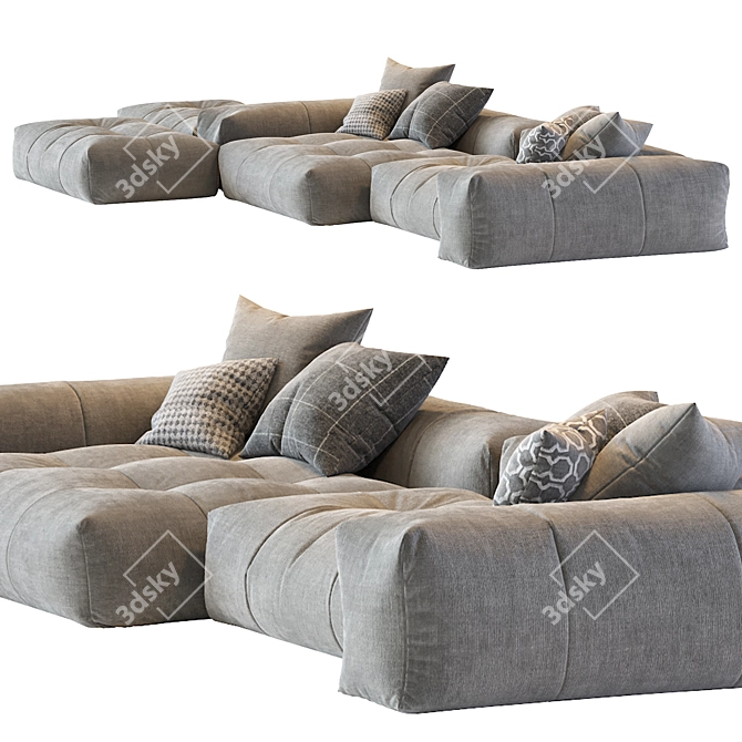 Saba N_1 Pixel: Elegant Contemporary Furniture 3D model image 4