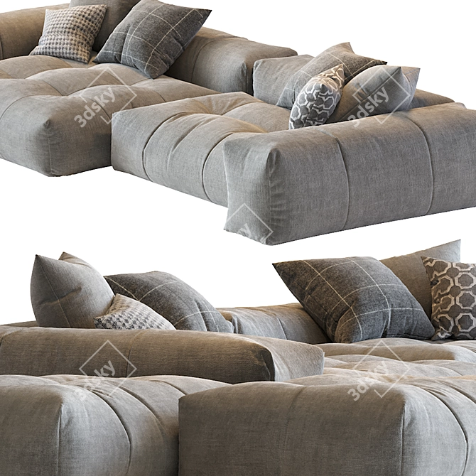 Saba N_1 Pixel: Elegant Contemporary Furniture 3D model image 5