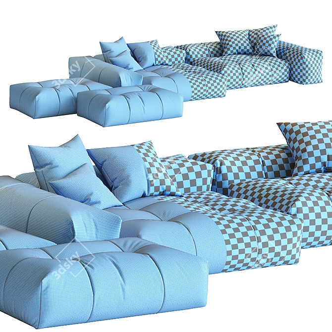 Saba N_1 Pixel: Elegant Contemporary Furniture 3D model image 7