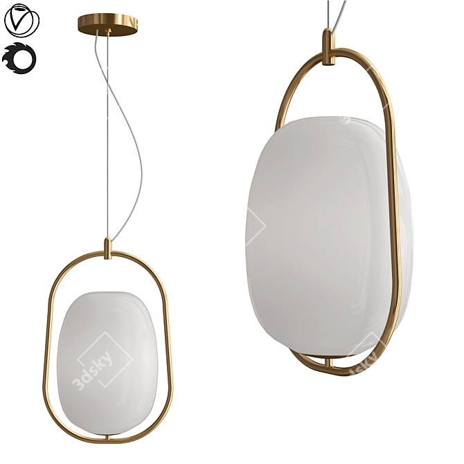 Elegant Design Lamp "WELL 3D model image 1