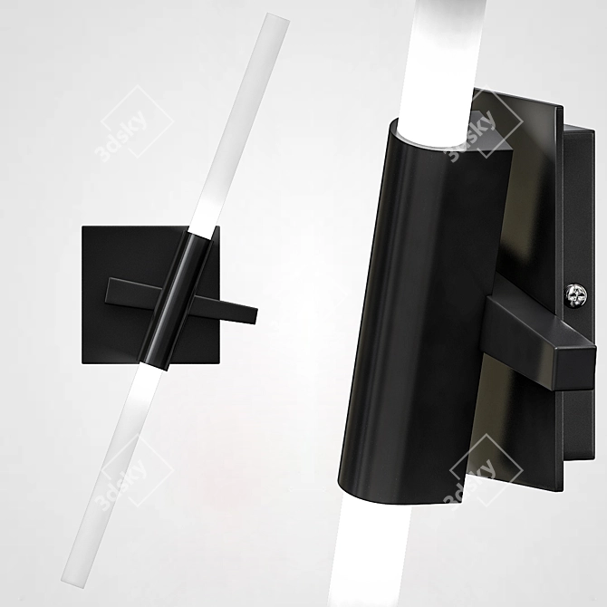 AGNES BLACK Sconce - Exquisite Lighting 3D model image 2
