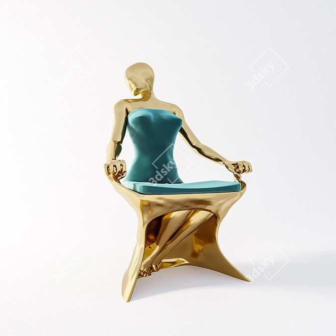 Frank Chair: Bold, Honest, and Elegant 3D model image 1