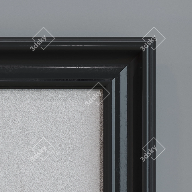Abstract Silhouette Picture Frame Set 3D model image 6
