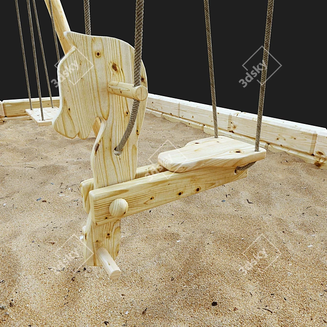 Playground 3 - Interactive Outdoor Fun 3D model image 2