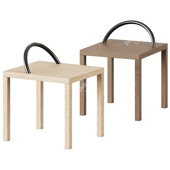 Ko Ko Stool: Sleek and Stylish! 3D model image 1