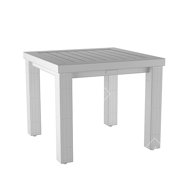 Albero Solido Aluminum Coffee Table 3D model image 3