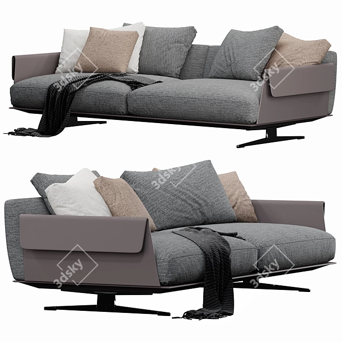 Flexform Bretton - Modern 3D Furniture 3D model image 2