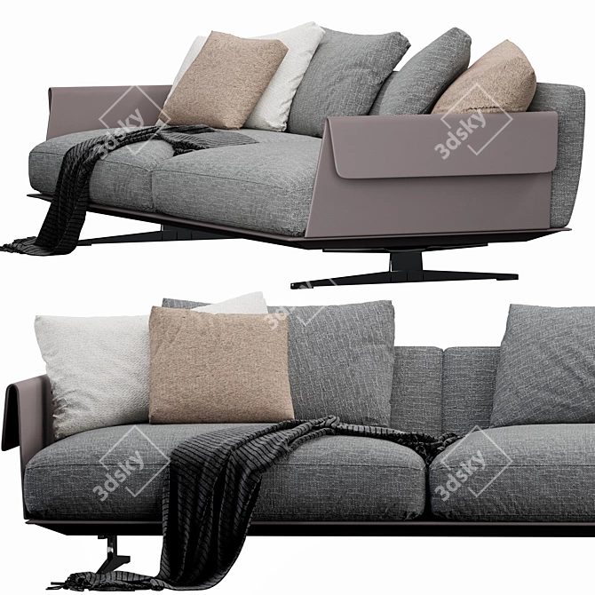 Flexform Bretton - Modern 3D Furniture 3D model image 3