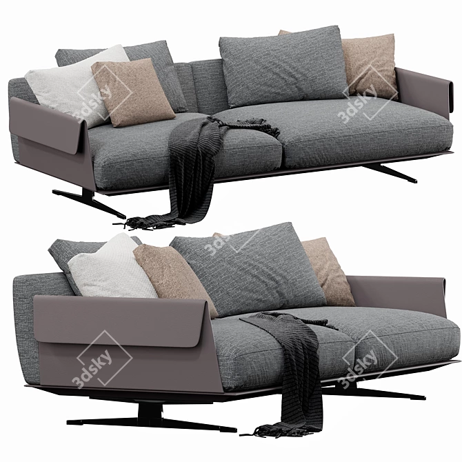 Flexform Bretton - Modern 3D Furniture 3D model image 5