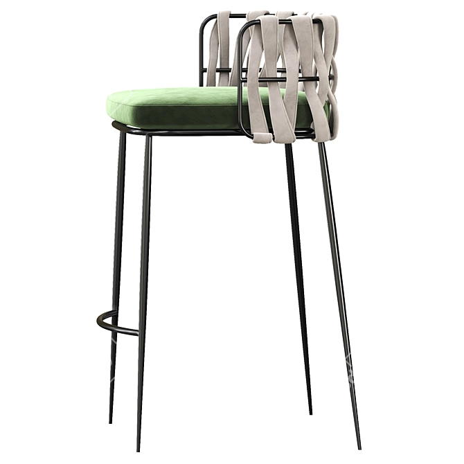 Modern LoftDesign Bar Stool 3D model image 4