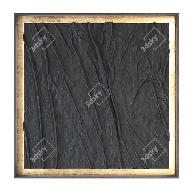 Modern Art Wall Frame Set 3D model image 5