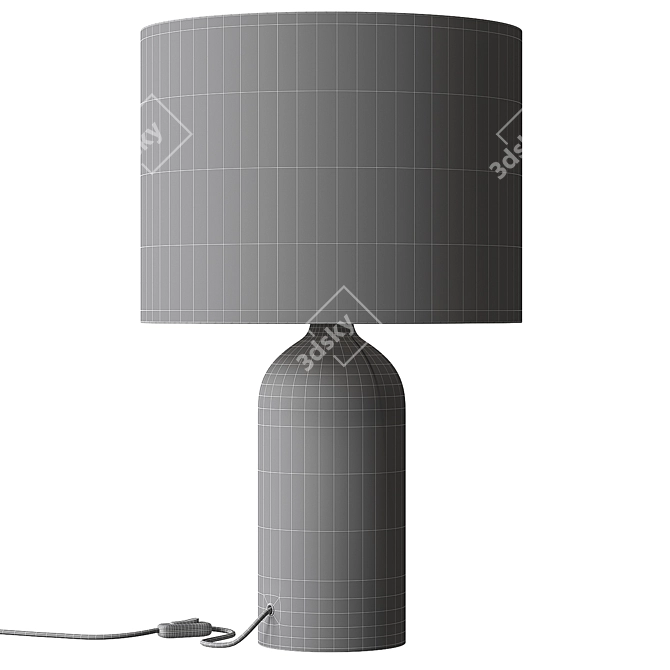 TONVIS Modern Glass Table Lamp 3D model image 2