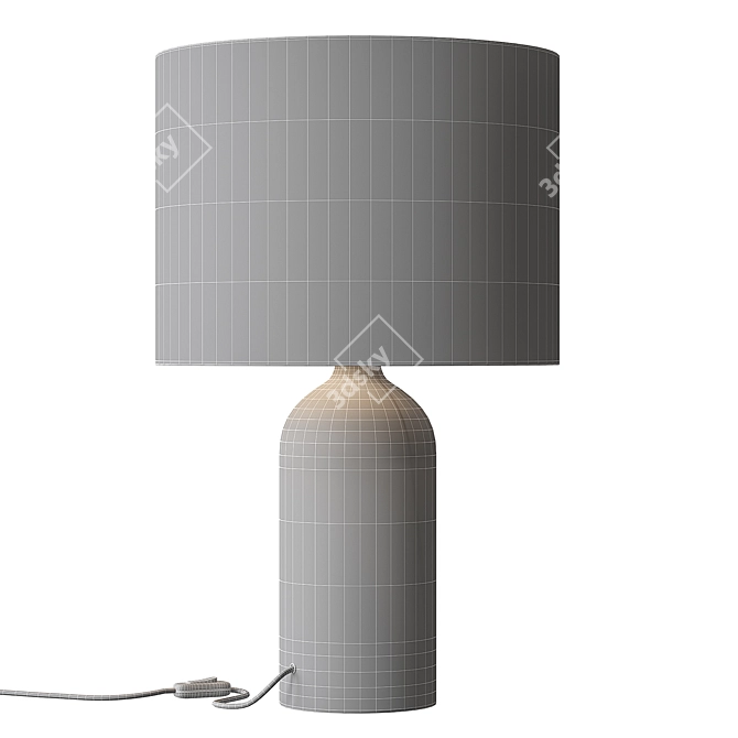 TONVIS Modern Glass Table Lamp 3D model image 6