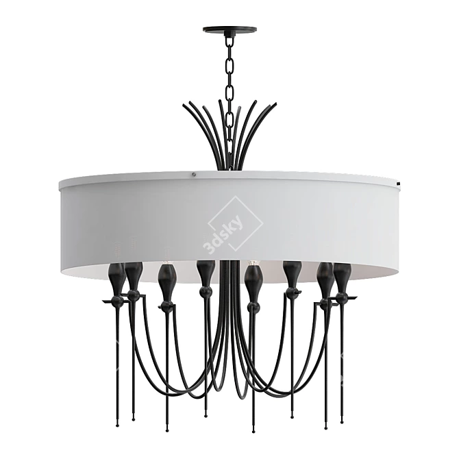 Luxury Elegance: Corey Chandelier 3D model image 1