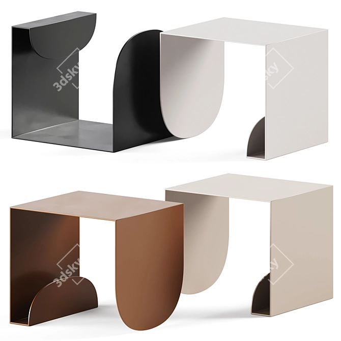Minimalist Coffee Table M27_KOLO 3D model image 1