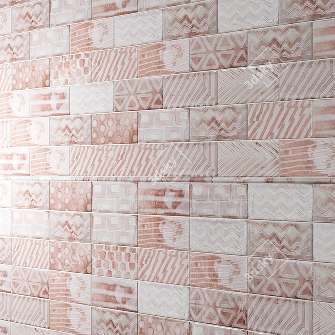 Be In Decor Ceramic Tiles - 10x20 | 4"x8 3D model image 5