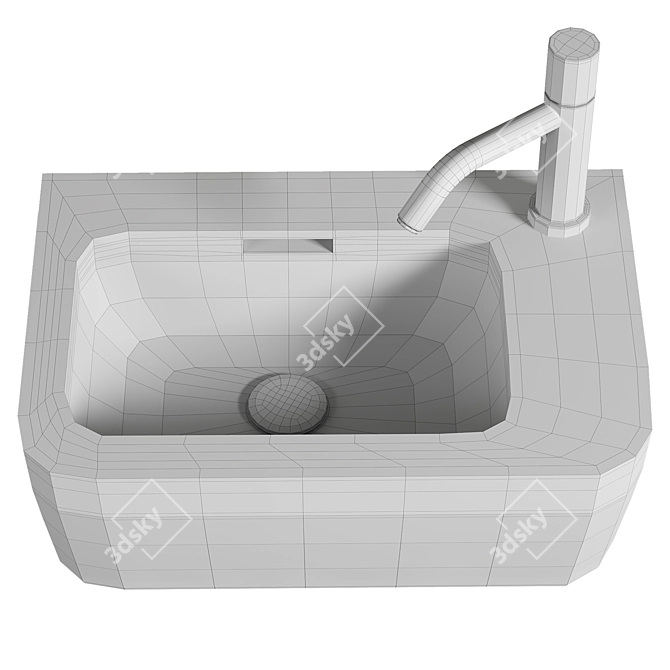 Laufen Pro A Washbasin 8.1695.5 3D model image 3