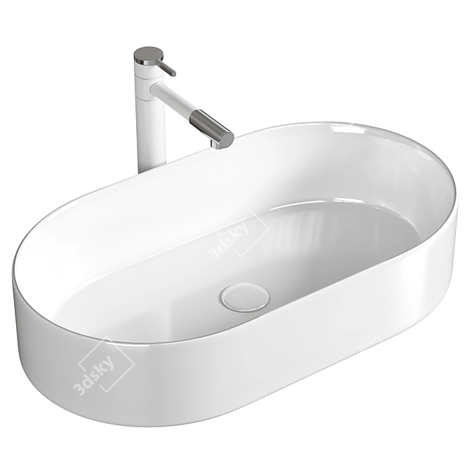 Mira MR-5330 Sink: Elegant and Functional 3D model image 1