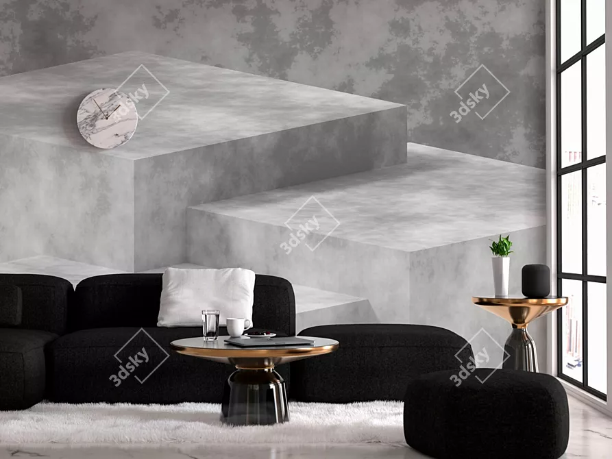 Seamless 3D ArtFresco Wallpaper 3D model image 2