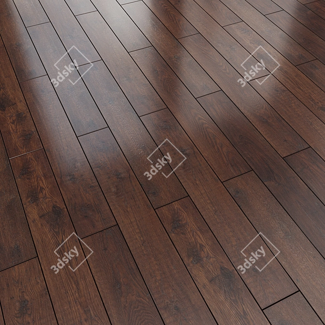 Linear Shift Parquet No. 23 3D model image 1