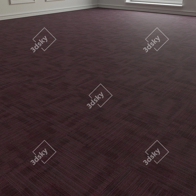 Esthetic Harmony Carpet Tile 3D model image 2