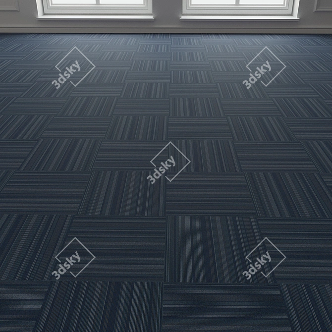 Forbo TesseraBarcode 302 Carpet Tiles 3D model image 3