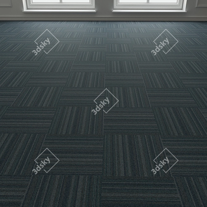 Forbo TesseraBarcode 307 Carpet Tiles 3D model image 3