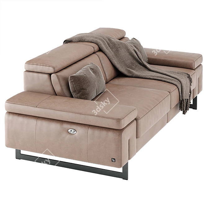 Elegant Electric Motion Sofa 3D model image 3