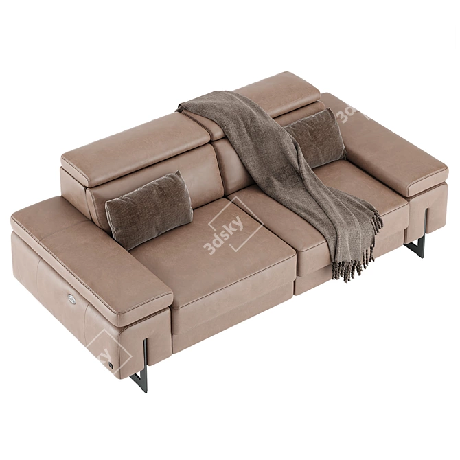 Elegant Electric Motion Sofa 3D model image 4