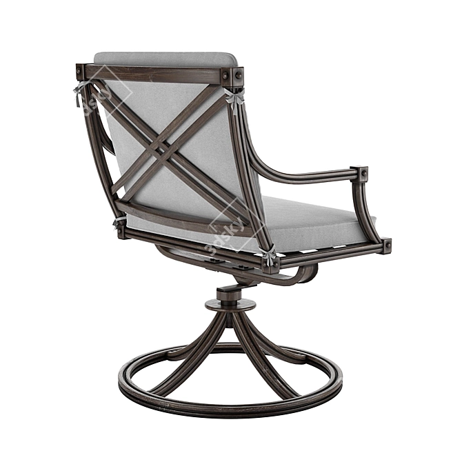 Aristo Swivel Rocker Chair 3D model image 2